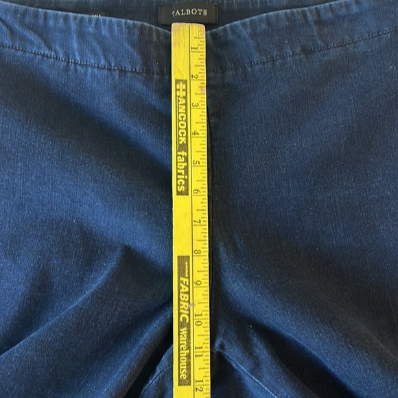Talbots Slim Ankle Dark Wash Jeans - Picture 7 of 9